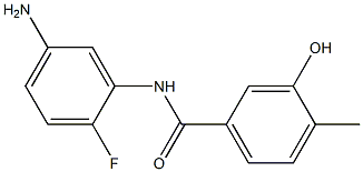 N-(5-amino-2-fluorophenyl)-3-hydroxy-4-methylbenzamide Structure