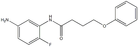 N-(5-amino-2-fluorophenyl)-4-phenoxybutanamide Struktur
