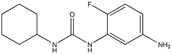 N-(5-amino-2-fluorophenyl)-N'-cyclohexylurea Struktur