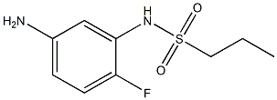 N-(5-amino-2-fluorophenyl)propane-1-sulfonamide Structure