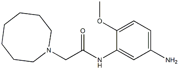 N-(5-amino-2-methoxyphenyl)-2-(azocan-1-yl)acetamide Struktur