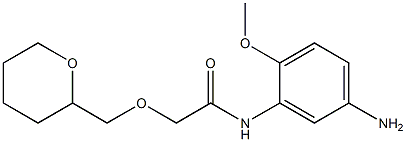 N-(5-amino-2-methoxyphenyl)-2-(oxan-2-ylmethoxy)acetamide Structure