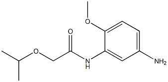 N-(5-amino-2-methoxyphenyl)-2-(propan-2-yloxy)acetamide,,结构式