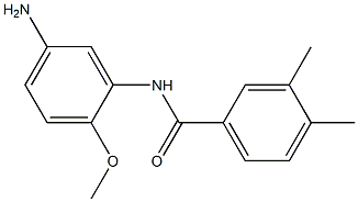 N-(5-amino-2-methoxyphenyl)-3,4-dimethylbenzamide Structure