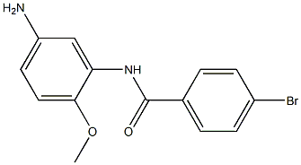 N-(5-amino-2-methoxyphenyl)-4-bromobenzamide Struktur