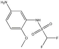 N-(5-amino-2-methoxyphenyl)difluoromethanesulfonamide Struktur