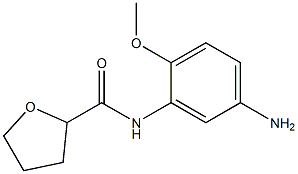 N-(5-amino-2-methoxyphenyl)tetrahydrofuran-2-carboxamide 化学構造式