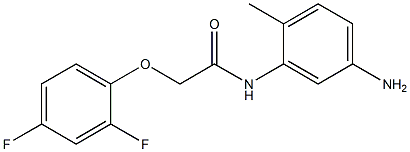 N-(5-amino-2-methylphenyl)-2-(2,4-difluorophenoxy)acetamide Structure