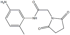 N-(5-amino-2-methylphenyl)-2-(2,5-dioxopyrrolidin-1-yl)acetamide Structure