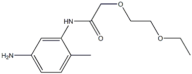 N-(5-amino-2-methylphenyl)-2-(2-ethoxyethoxy)acetamide Structure