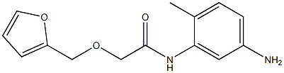 N-(5-amino-2-methylphenyl)-2-(2-furylmethoxy)acetamide Structure