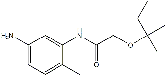 N-(5-amino-2-methylphenyl)-2-[(2-methylbutan-2-yl)oxy]acetamide