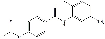 N-(5-amino-2-methylphenyl)-4-(difluoromethoxy)benzamide Structure