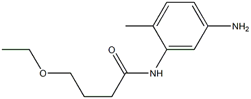 N-(5-amino-2-methylphenyl)-4-ethoxybutanamide 结构式