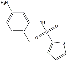 N-(5-amino-2-methylphenyl)thiophene-2-sulfonamide Structure