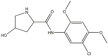 N-(5-chloro-2,4-dimethoxyphenyl)-4-hydroxypyrrolidine-2-carboxamide