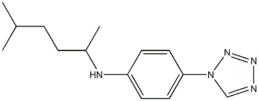  N-(5-methylhexan-2-yl)-4-(1H-1,2,3,4-tetrazol-1-yl)aniline