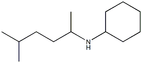 N-(5-methylhexan-2-yl)cyclohexanamine Structure