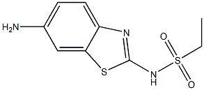 N-(6-amino-1,3-benzothiazol-2-yl)ethanesulfonamide Struktur