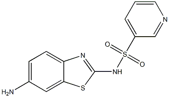  N-(6-amino-1,3-benzothiazol-2-yl)pyridine-3-sulfonamide