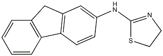 N-(9H-fluoren-2-yl)-4,5-dihydro-1,3-thiazol-2-amine Struktur