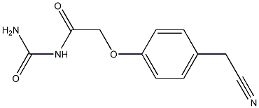 N-(aminocarbonyl)-2-[4-(cyanomethyl)phenoxy]acetamide