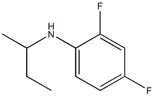 N-(butan-2-yl)-2,4-difluoroaniline Struktur