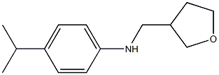 N-(oxolan-3-ylmethyl)-4-(propan-2-yl)aniline