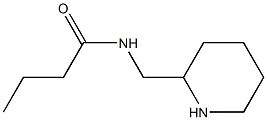 N-(piperidin-2-ylmethyl)butanamide Structure