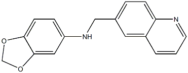 N-(quinolin-6-ylmethyl)-2H-1,3-benzodioxol-5-amine