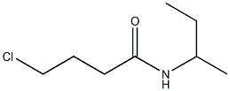 N-(sec-butyl)-4-chlorobutanamide,,结构式