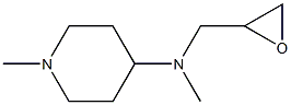 N,1-dimethyl-N-(oxiran-2-ylmethyl)piperidin-4-amine Structure