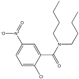 N,N-dibutyl-2-chloro-5-nitrobenzamide Structure