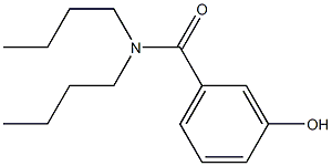 N,N-dibutyl-3-hydroxybenzamide Structure