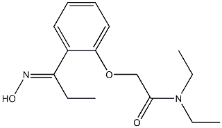  N,N-diethyl-2-{2-[(1E)-N-hydroxypropanimidoyl]phenoxy}acetamide