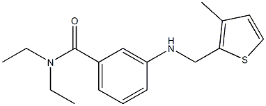 N,N-diethyl-3-{[(3-methylthiophen-2-yl)methyl]amino}benzamide