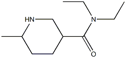 N,N-diethyl-6-methylpiperidine-3-carboxamide Struktur