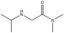 N,N-dimethyl-2-(propan-2-ylamino)acetamide, 97454-93-8, 结构式