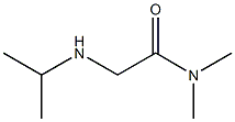 N,N-dimethyl-2-(propan-2-ylamino)acetamide Structure