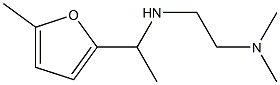 N,N-dimethyl-N'-[1-(5-methyl-2-furyl)ethyl]ethane-1,2-diamine Structure