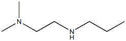 N,N-dimethyl-N'-propylethane-1,2-diamine Struktur