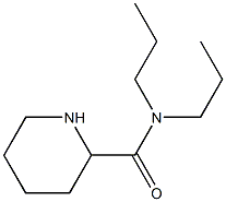 N,N-dipropylpiperidine-2-carboxamide Structure