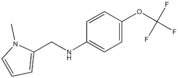 N-[(1-methyl-1H-pyrrol-2-yl)methyl]-4-(trifluoromethoxy)aniline