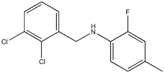 N-[(2,3-dichlorophenyl)methyl]-2-fluoro-4-methylaniline