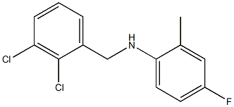  N-[(2,3-dichlorophenyl)methyl]-4-fluoro-2-methylaniline