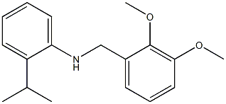 N-[(2,3-dimethoxyphenyl)methyl]-2-(propan-2-yl)aniline Structure