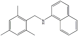 N-[(2,4,6-trimethylphenyl)methyl]naphthalen-1-amine Structure