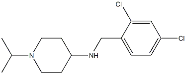 N-[(2,4-dichlorophenyl)methyl]-1-(propan-2-yl)piperidin-4-amine Struktur