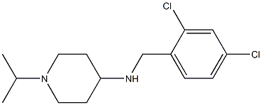 N-[(2,4-dichlorophenyl)methyl]-1-(propan-2-yl)piperidin-4-amine Structure