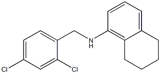 N-[(2,4-dichlorophenyl)methyl]-5,6,7,8-tetrahydronaphthalen-1-amine Structure